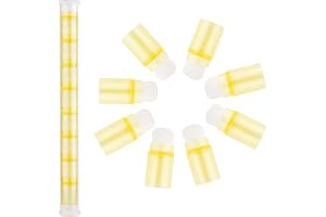 8 Pcs Blending Brushes for Card Making, Soft Bristles Finger Daubers, Mini Stackable Blender Brushes with Storage Tube, Ink B