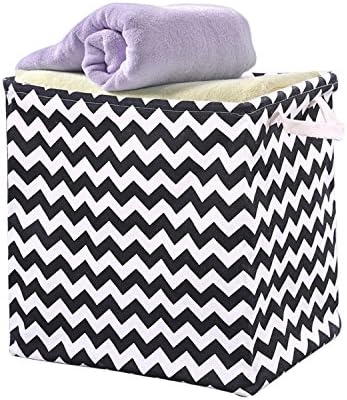 VOLJEE Foldable Storage Baskets For Clothing and Toy Bins Organizer