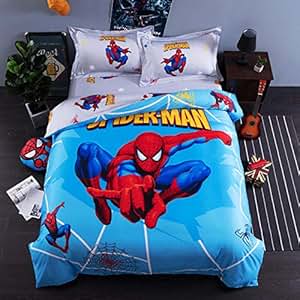 Amazon.com: EVDAY 3D Cartoon Spider-Man Bedding for Boys ...