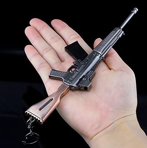 Games Eat Chicken Metal 1/6 AKM AUG 98K AWM Gun Rifle Model Action Figure Arts Toys Collection Keychain Gift