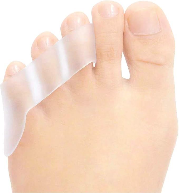 JKcare Pinky Toe Separators & Protectors, Silicone Little Toe Spacer