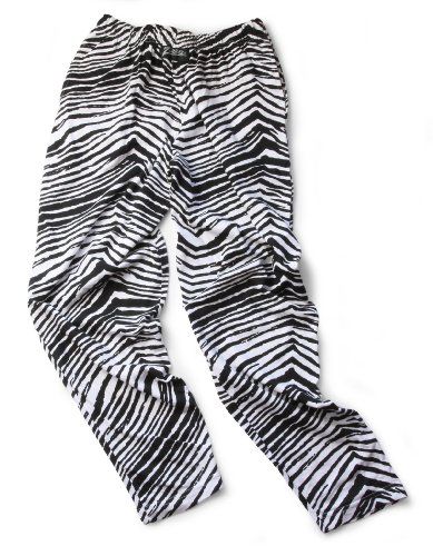 Zubaz Pants: Large Black/White Zubaz Zebra Pants