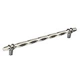 Amerock | Cabinet Pull | Polished Nickel/Black