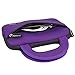 7-8 inch Tablet Sleeve, Evecase® 7~8 inch Tablet Ultra-Portable Neoprene Zipper Carrying Sleeve Case Bag with Accessory Pocket - Purple/Black