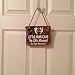 Little Man Cave No Girls Allowed Door Hanger - Antlers - Rustic Wooden Nursery Decor - Boys Room Decor - Baby Shower Gift