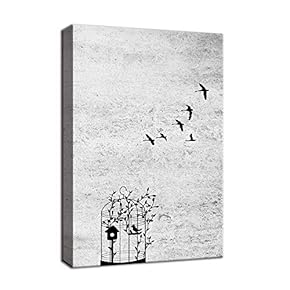 Canvas Wall Art for Living Room,Bedroom Home Artwork Paintings Single Tree Ready to Hang - 12x18 inches