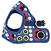 Puppia Authentic Blossom Vest Harness B, X-Large, Royal Blue