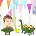 Dinosaur Taco Holder Set by East World - Tacosaur Tribe with BrontoSpoon Ladle - 3x Dino Stands for 6x Jurassic Tacos! Triceratops Taco Stand Holder, Taco Truck or Kids Plastic Novelty Taco Plates