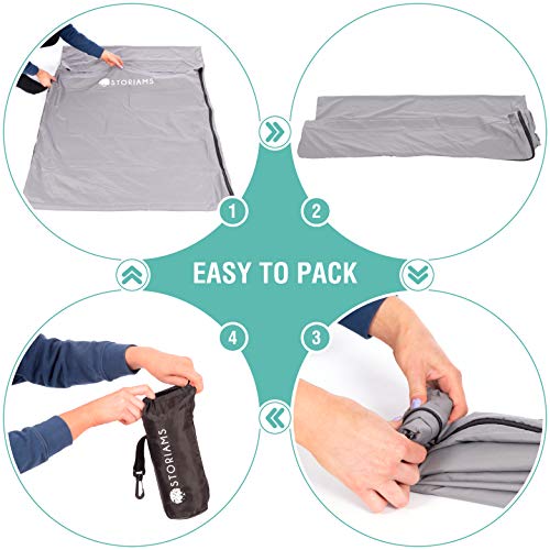 Storiams Sleeping Bag Liner Travel Sheet Used as a Camping or Hotel