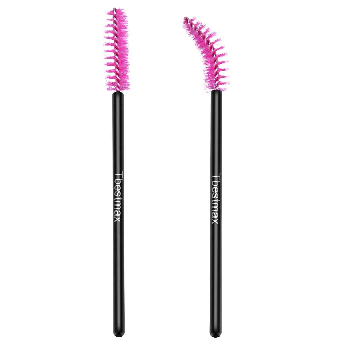 Tbestmax 200 Disposable Mascara Wand Spoolies and Lip Brushes, Lipstick Lipgloss Applicator for Eyebrow Eyelash Extension Makeup Kits: Beauty