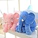 MorisMos Elephant Stuffed Animal Toy Plush Gift Toy for Girlfriend Kids Blue 24 inch (60x45x25cm)