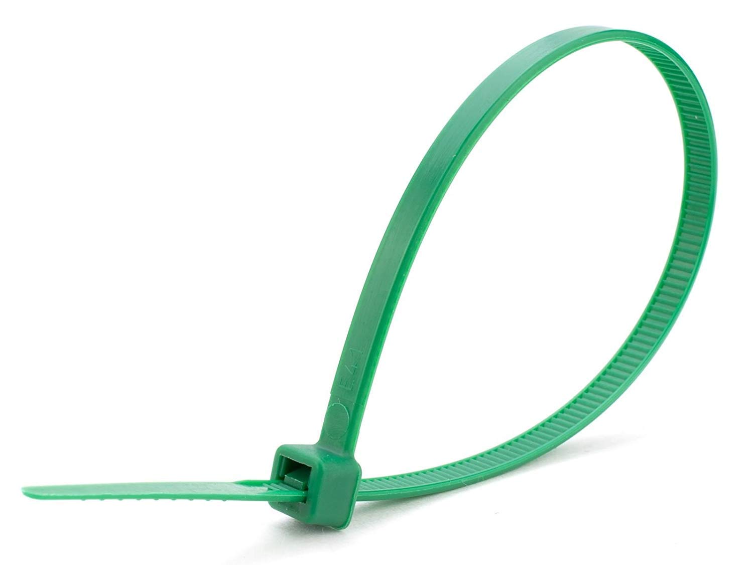Small Green Cable Ties, 100mm x 2.5mm, Pack of 100, 4" Premium Nylon Zip Ties, Plastic Tie Wraps- Self Locking, Small Nylon Zip Ties, Secure Self-Locking Mechanism, for Home, Garden, Office and DIY