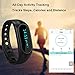 CUBOT V1 Wireless Activity Wristband, Smart Fitness Tracker with a Pedometer, Step Counter, Distance Counter, Sleep Monitor, Black