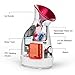 Nano Ionic Warm Mist Facial Steamer(Built-in Ion Lamp),Hot Mist Moisturizing Cleansing Pores Face Steamers Sprayer Face Humidifier Hydration System Home Sauna SPA ,Blackhead Remover Kit Hair Band Free
