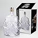 Whiskey Decanter Glasses - Personalized Flask Carafe Decanter Transparent 100% Lead Free Crystal Clear for Brandy,Scotch,Bourbon,Vodka,Liquor - 750ml
