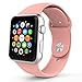 MoKo Apple Watch Band Series 1 Series 2, Soft Silicone Replacement Sports Band for 38mm Apple Watch 2015 & 2016 All Models, Vintage ROSE (Not fit 42mm Versions)