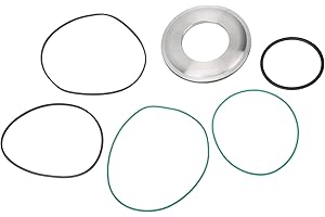 Aramox CVT Sealing Rings Set Transmission Pulley Piston Rebuild Repair Kit with Steel Pulley Piston for JF015E/RE0F11A Transm