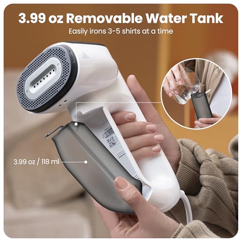 Neakasa Magic 1 Vacuum Steamer, Handheld Travel Garment Steamer for Clothes, 2300Pa Suction for Clothes Grips, Steamer Iron 2 In 1, Ready to Wear (220V-240V)