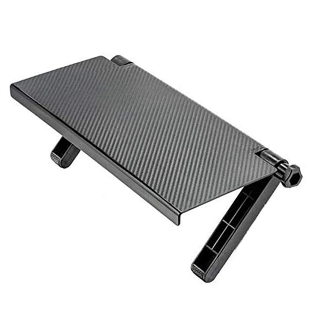TV Screen Top Shelf, Adjustable and Foldable TV Computer Monitor Storage Rack, Organizer Stand Bracket Holder for Cable Box Camera Frames Remote Home Decor