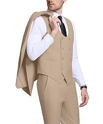 Mens Slim Fit Suits Wedding 3 Piece Suit Set