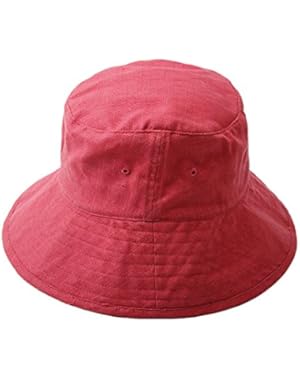 Unisex Men Women Spring Summer Solid Sun Protection Foldable Bucket Hat