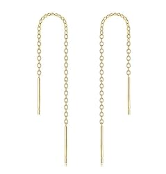 2pcs Adabele Real Gold Plated Sterling Silver