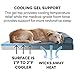 Furhaven Pet Dog Bed | Cooling Gel Memory Foam Faux Fleece & Chenille Soft Woven Traditional Sofa-Style Living Room Couch Pet Bed w/ Removable Cover for Dogs & Cats, Orion Blue, Mediumthumb 4