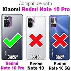 Asuwish Phone Case for Xiaomi Redmi Note 10 Pro