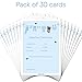 Papery Pop 30 Baby Shower Prediction and Advice Cards for The Baby Boy - Baby Shower Games Decorations Activities Supplies Invitations