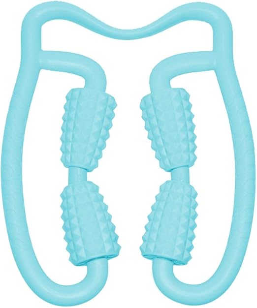 Amazon Co Jp レッグクランプマッサージャー リング型の薄いふくらはぎの泡の筋肉の解消リラクサー フィットネス ヨガ ピラティスに適した 足を美しくします Color Blue Home Kitchen