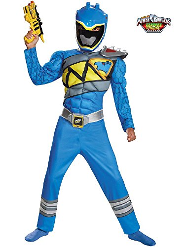 Disguise Blue Ranger Dino Charge Classic Muscle Costume