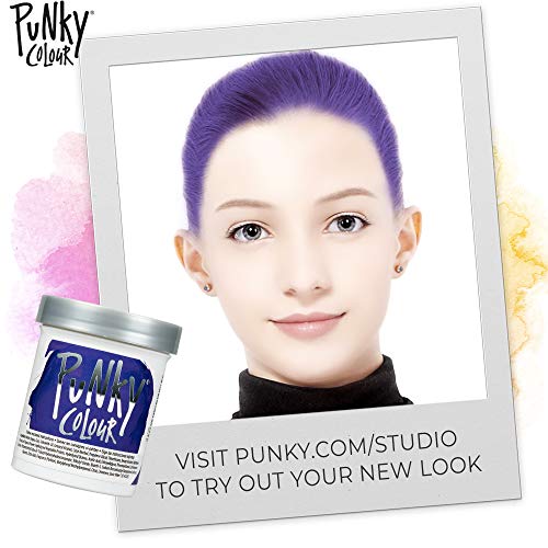 Punky Violet Semi Permanent Conditioning Hair Color, NonDamaging Hair