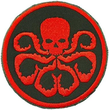 OYFF Captain America Hydra/Red Skull Embroidered Movie Velcro Patch
