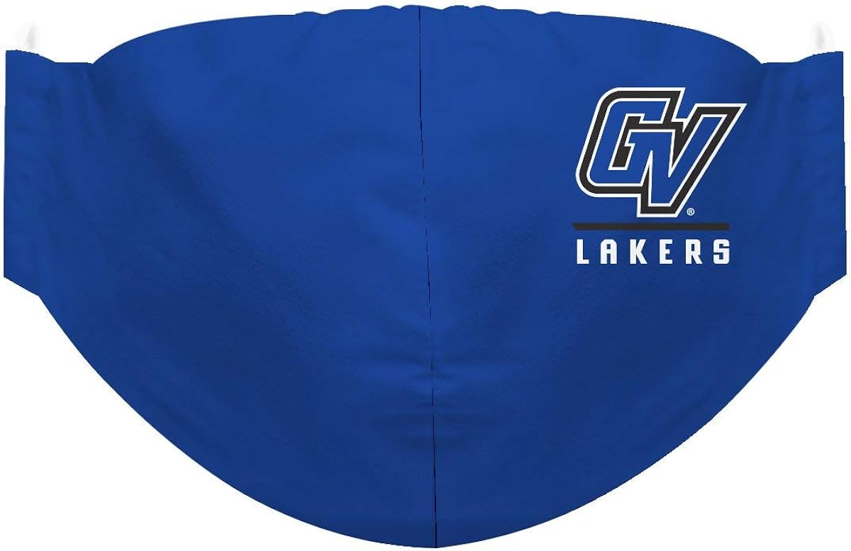 Amazon Com Grand Valley State Lakers Face Mask Solid Blue Clothing