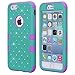 iPhone 6S Plus Case, iPhone 6 Plus Case, NOKEA Hybrid Heavy Duty Shockproof Full-Body Protective Case Ultra Slim Bumper Cover 3 in 1 Shield Soft TPU Hard PC Dual Layer Impact Protection (Teal Purple)
