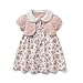 StylesILove Pink Floral Short Sleeve Toddler Girl Dress