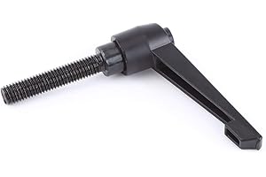 Diydeg Adjustable Clamping Handle, M10 1/4-20 Thread Size, Black, Clamp Vise