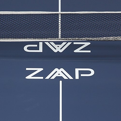ZAAP Midsize Table Tennis Table-Compact Folding Design-Use as 2 Separate Tables