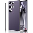 Jopuzia C24 Ultra Smartphones,8GB RAM 256GB ROM Cell Phones,5G Full Netocm 6800mAh Battery+6.8" Display 120Hz 64MP Camera,10-Core High-Performance chip Phone（Phantom Purple）