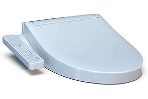 TOTO® WASHLET® KC2 Electronic Bidet Toilet Seat with Heated Seat and SoftClose Lid, Elongated, Cotton White - SW3024#01