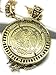 Gold Plated Coin Centenario Mexicano Moneda 50 Pesos Eagle Pendant Chain CZ Oro Cadena 26”