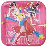 Justice League Girls Small Plates (8ct)