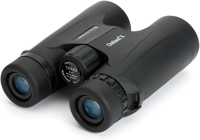 Celestron – Outland X 10x42 Binoculars – Waterproof & Fogproof – Binoculars for Adults – Multi-Coated Optics and BaK-4 Prisms – Protective Rubber Armoring : Camera & Photo