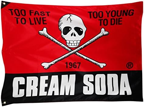 Cream 卓抜 Soda 角ドクロ フラッグ 旗 偽物注意 Dream クリームソーダ Shop Jimmy S