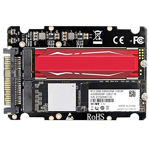 Vaorwne M.2 Ssd naar U.2 2in1 M.2 Nvme en Sata-Bus Ngff Ssd naar Pci-E U.2 Sff-8639 Pcie M2 Converter voor… - Image 7