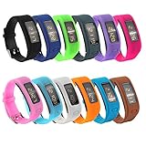 CANKA Replacement Wristband For Garmin Vivofit, Accessory Colourful Bands With Snap-Fastener For Garmin vivofit Activity Tracker