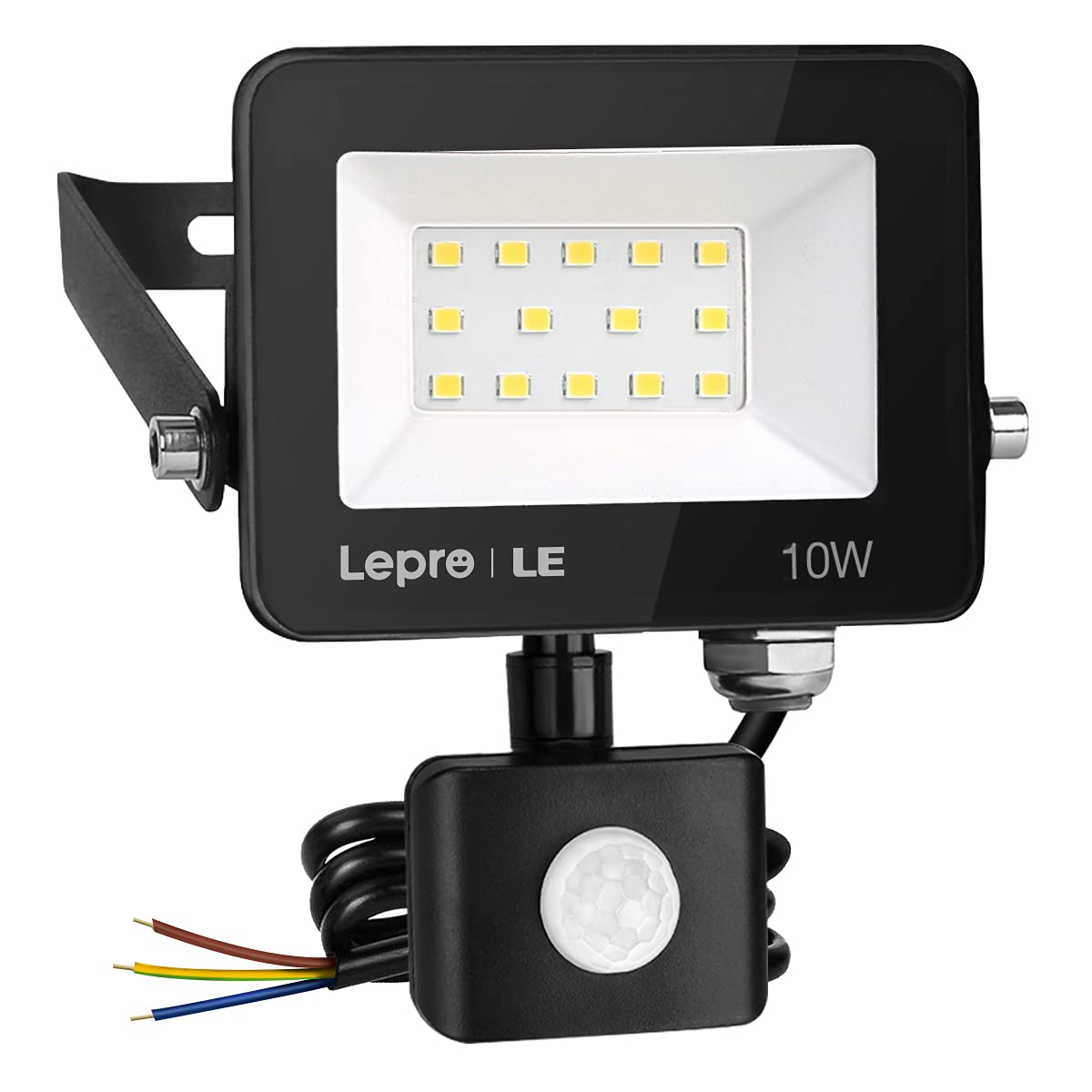 Lepro Security Lights Outdoor Motion Sensor, Security Light, 10W 850 Lumen, Waterproof, Ultra Thin Flood Light, PIR Lights Outdoor, Perfect for Garden, Forecourt, Backyard, Garages and More