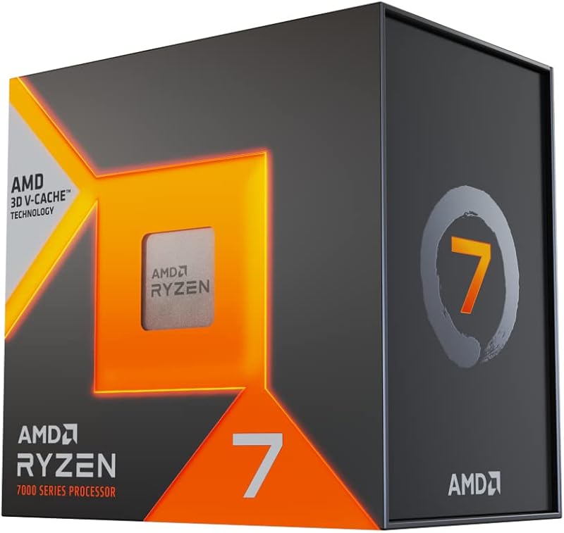 AMD Ryzen 7 7800X3D Processor 8 Cores 16 Threads AM5 96MB Cache 5.0GHz Boost