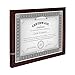 DesignOvation Gallery 8.5x11 Wood Document Frame, Set of 4, Rustic Brown, 4 Count