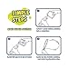 Toy Life Large Bubble Wands and Bubble Wand Party Favors for Kids and Weddings | 8 Pack | Each Bubble Set Contains 4 Colors | 14'' Large Bubble Sticks | Big Bubble Wands